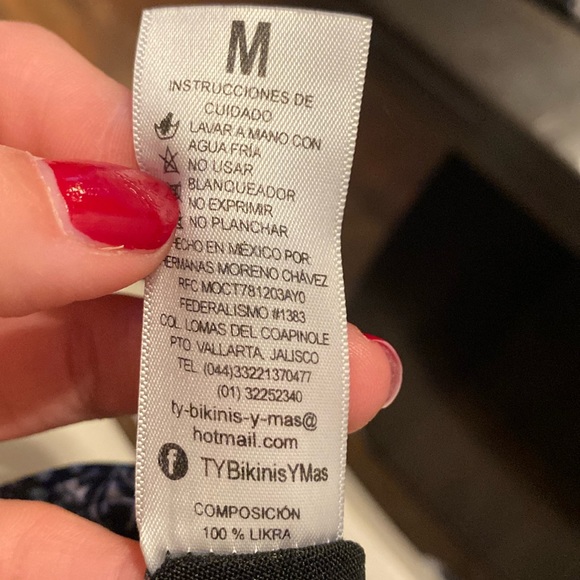 TY bikinis snakeskin print skort size medium - Picture 6 of 6